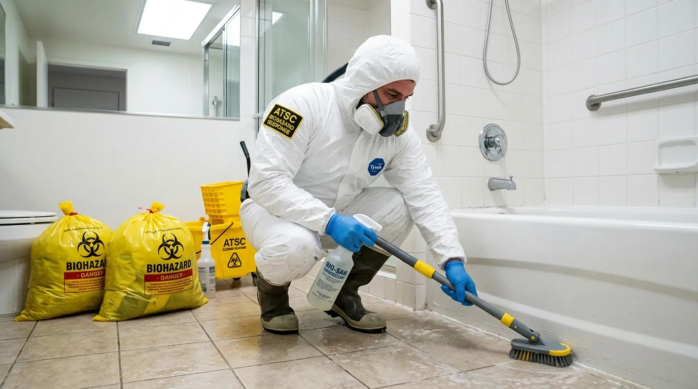 Decontamination equipment deployed for Blood Cleanup in Lynnfield